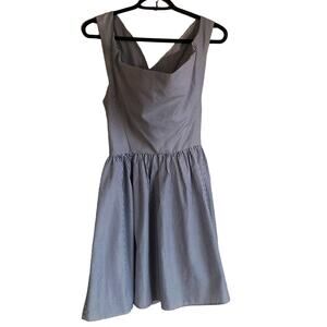 ASOS Black and White Striped Mini Dress